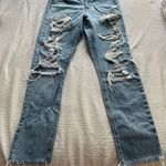 Levi’s 501 Skinny Super Distressed Light Wash Jeans Photo 0