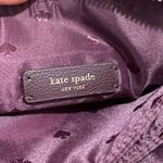 Kate Spade Dawn Triple Gusset Nylon Crossbody Bag Color: "RHUBARB TART" Photo 8