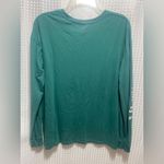 Hurley Green Long Sleeve Shirt with Skeleton and Floral Design Photo 3