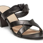 Stuart Weitzman Bandeau Black Leather Slide Sandal Women’s Size 11.5 Photo 0