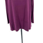 Eileen Fisher ‎ Purple Viscose Jersey Long Sleeve Top Size Small Photo 3
