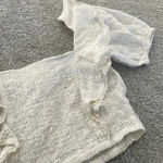 ASTR the label size medium white crop top Photo 6