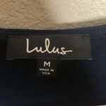 Lulus navy 3/4 sleeve wrap dress Photo 1