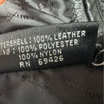 wilson's leather Wilson black leather jacket size medium Photo 3