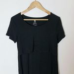 Kindred Bravely Eleanora Bamboo Maternity & Nursing Dress Black Sz Small Petite Photo 3