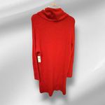 Anthropologie  Red Cowl Neck Sweater Dress nwt Photo 4