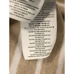 Michael Kors Women’s Striped Hoodie Pullover Size Large Beige Tan Photo 5
