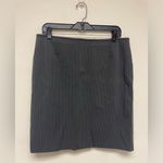 Tahari  Grey Pinstripe Suit Set with Skirt Photo 1