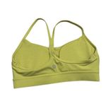 Lululemon Flow Y Bra Nulu Light Support A–C Cups Size 4 Yellow Serpentine EUC Photo 4