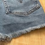 Levi's Distressed High Rise Denim Shorts in Sapphire Dust - Size 24, Medium Wash Photo 14