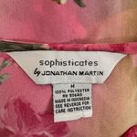 Jonathan Martin Sophisticates by  VTG Rose Patterned Buttoned Collared Blouse Top Photo 3