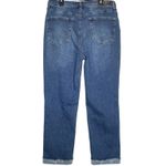 Nanette Lepore NANETTE Women’s Jolie Super High Rise Straight Distressed Jean size 10 Photo 4