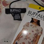 Buffalo David Bitton Nwt Short Sleeve Floral Blouse Shirt Size Small Photo 5