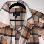 Love Tree Tan & Cream Plaid Jacket Photo 3