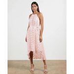 Ted Baker đź’• LONDONđź’• Sasski Pleated Maxi Dress ~ Light Pink US 8-10 NWT Photo 3