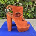 Aquazzura Sexy Thing Plateau 140 suede platform sandal size IT 37.5 US 7.5 NIB Photo 6