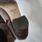 Aquatalia  Brown Suede Leather Fallyn Zip Western Bohemian Fall Women 6.5 Booties Photo 7