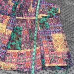 True Craft  3X womens pleated front dye house daze multicolor lined tank plus NWT Photo 4