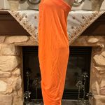 H&M Orange Strapless Dress M Photo 2