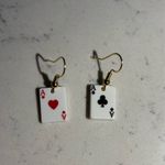 Handmade Playing Card Earrings Photo 3
