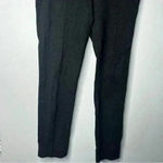 Everlane  Knit Side Zip Legging Pants Charcoal Gray Stretch Photo 3