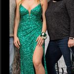 Alyce Paris Green Prom Dress Sequin Photo 3