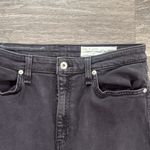 Rag and Bone  Black Cropped Jeans Nina High Rise Ankle Skinny Denim Photo 2