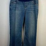 ASOS Design Egerton Rigid Cropped Flare Under Belly Maternity Jeans womens 10 Photo 0