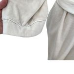 Christian Dior  Vintage Robe Super Soft Velvet Monogram Logo Cream Ivory Small Photo 14