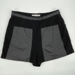 BCBG BCBGeneration Faux Leather Panel Patch Pocket High Waisted Shorts Black Size 8 Photo 3