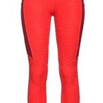 Twenty Montreal Legging Women XS Red 3D Crocodile Caiman Textured NEW Preppy Photo 0
