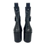 Christian Louboutin Croc Embossed Chelsea Boot 70 Calf Leather in Black Photo 10