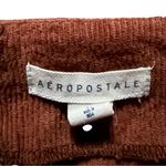 Aeropostale  Burnt Orange Corduroy Front Slit Mini Skirt Size Medium Photo 6