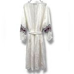 Lane Bryant  Boho White & Purple Embroidered Tassel Midi‎ Dress Sz 26 NEW Photo 5