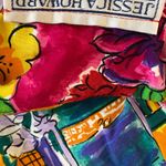 Jessica Howard Floral Faux Wrap High Slit Dress, Size 6 Photo 6