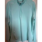Adidas  pullover light blue 1/4 zip light blue size XL Womens Photo 0