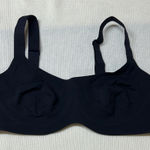 Free People  Bonded Underwire Unlined Bra Black Size Large NWT Photo 0