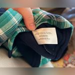 Orvis  Jacket Women's Medium Blue Plaid Snap Up Long Sleeve Pockets Cotton Photo 3