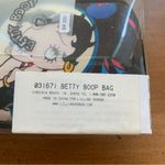 Betty Boop 2004 Black Zip Bag Wristlet New with Tags From Lillian Vernon Photo 2
