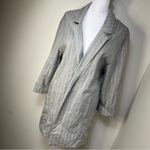 Stradivarius  casual Gray Pinstripe Blazer size XS Photo 5