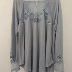 Free People Saheli Top Tunic Mini Dress Lace Floral Mesh Sheer Embroidery Med Photo 0