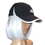 Adidas  cute black lightweight cap with white trim! Photo 3