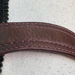 Coach  Cream and Brown Leather Shoulder Bag Photo 4