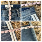 Pistola Charlie High Rise Zip Leg jean Fray Hem Cropped Erin 27 Hipster Boho Photo 2