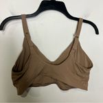 YITTY  smoothed reality plunge bralette light lined tan brown womens size XXL/1X Photo 2