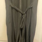 Helmut Lang Helmet Lang 100% Silk Black V-Neck Cap Sleeve Jumpsuit Photo 6