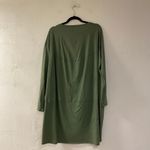 Lululemon  Back in Action Long Sleeve Dress in Green Twill Size 10 Photo 2