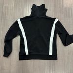 XIEERDUO Set Lounge Set Half Zip Sweatshirt & Wide Leg Sweatpant Tracksuit Black Size XS Photo 9