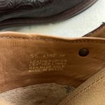 Nurture by Lamaze Dark‎ Brown Tooled Leather Band Clogs Miles Size 9 Photo 5