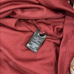 Lulus Art and Soul Burgundy Multi Print Long Sleeve High-Low Dress size Medium Photo 7